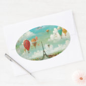 Sticker Ovale Balloquer Paris (Enveloppe)