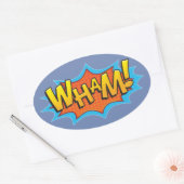 Sticker Ovale Bande dessinée Wham ! (Enveloppe)