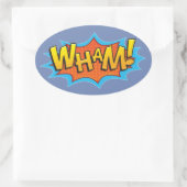 Sticker Ovale Bande dessinée Wham ! (Sac)