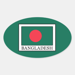 Sticker Ovale Bangladesh
