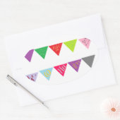Sticker Ovale Bannière déco (Enveloppe)