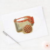 Sticker Ovale Basket (Enveloppe)