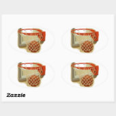 Sticker Ovale Basket (Feuille)