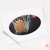 Sticker Ovale Basket (Enveloppe)