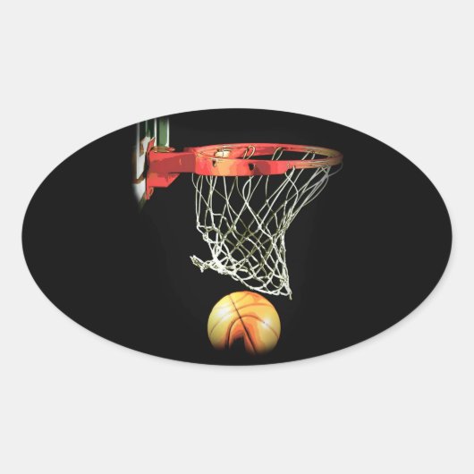 Sticker Ovale Basket (Devant)