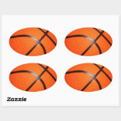 Sticker Ovale Basket (Feuille)