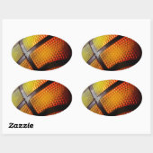 Sticker Ovale Basket (Feuille)