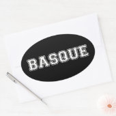 Sticker Ovale Basque (Enveloppe)