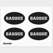 Sticker Ovale Basque (Feuille)