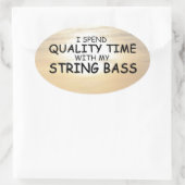 Sticker ovale basse chaîne de temps de qualité (Sac)