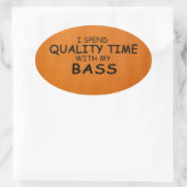 Sticker ovale basse temps qualité (Sac)