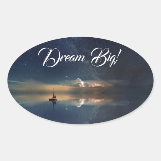 Sticker Ovale Bateau (Devant)