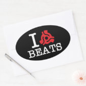 Sticker Ovale Bateaux de carte I 45 (Enveloppe)