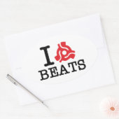 Sticker Ovale Bateaux de carte I 45 (Enveloppe)