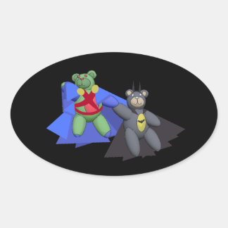 Sticker Ovale BearMartian