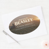 Sticker Ovale Beasley pour le district 11 de la Chambre de SC (Enveloppe)