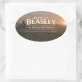Sticker Ovale Beasley pour le district 11 de la Chambre de SC (Sac)