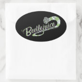 Sticker Ovale Beetlejus | Allumer le jus (Sac)