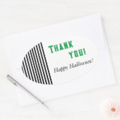 Sticker Ovale Beetlejus inspiré (Enveloppe)