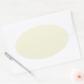 Sticker Ovale Beige (Enveloppe)