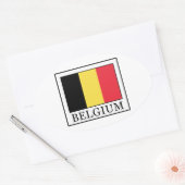 Sticker Ovale Belgique (Enveloppe)