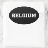 Sticker Ovale Belgique (Sac)