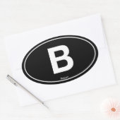 Sticker Ovale Belgique Oval (Enveloppe)