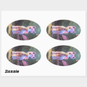 Sticker Ovale Belle 3D Spirit Pony 10 (Feuille)