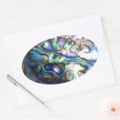 Sticker Ovale Belle coquille d'ormeau (Enveloppe)