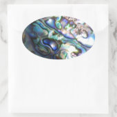 Sticker Ovale Belle coquille d'ormeau (Sac)