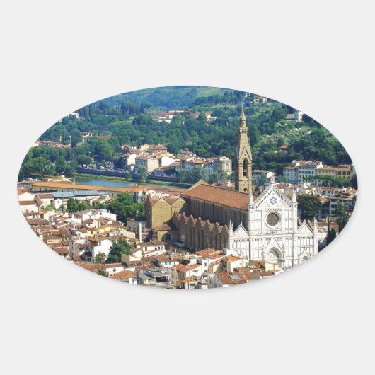 Sticker Ovale Belle Florence (Devant)