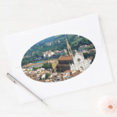 Sticker Ovale Belle Florence (Enveloppe)