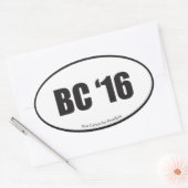 Sticker Ovale Ben Carson, président (Enveloppe)