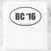 Sticker Ovale Ben Carson, président (Sac)