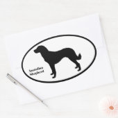 Sticker Ovale Berger anatolien SIlhouette (Enveloppe)