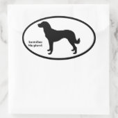 Sticker Ovale Berger anatolien SIlhouette (Sac)