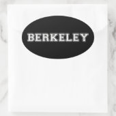 Sticker Ovale Berkeley Californie (Sac)