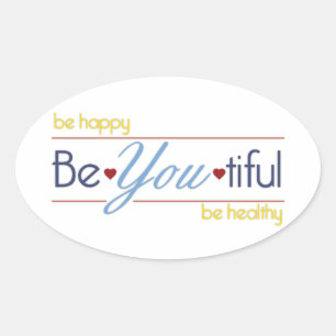 Sticker Ovale BeYoutiful