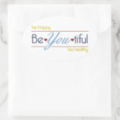 Sticker Ovale BeYoutiful (Sac)