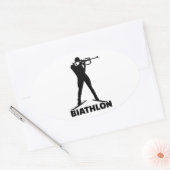 Sticker Ovale Biathlon (Enveloppe)