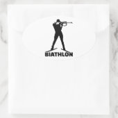 Sticker Ovale Biathlon (Sac)