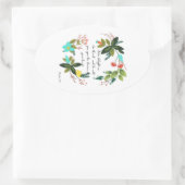 Sticker Ovale Bible Verses Art - Psaume 37:4 (Sac)