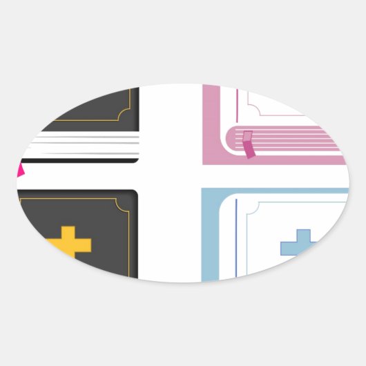 Sticker Ovale bibles (Devant)