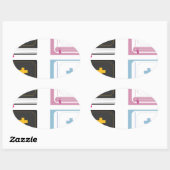 Sticker Ovale bibles (Feuille)