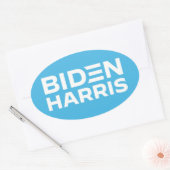 STICKER OVALE BIDEN HARRIS (Enveloppe)