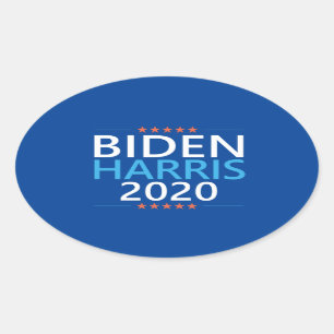Sticker Ovale Biden Harris 2020 pour le Président