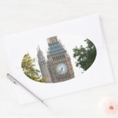 Sticker Ovale Big Ben Londres Angleterre (Enveloppe)
