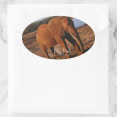 Sticker Ovale Big Red (Sac)