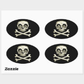 Sticker Ovale Billy Bones (Feuille)