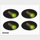 Sticker Ovale bing (Feuille)